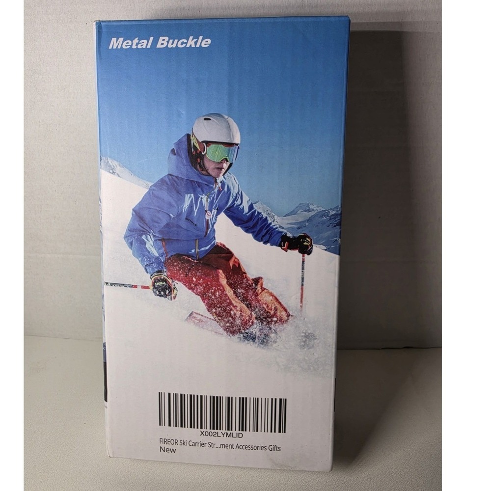 FIREOR Ski Carrier Strap, Snowboard, Pole and Boot Carry Sling Band Kit, New - Picture 2 of 9